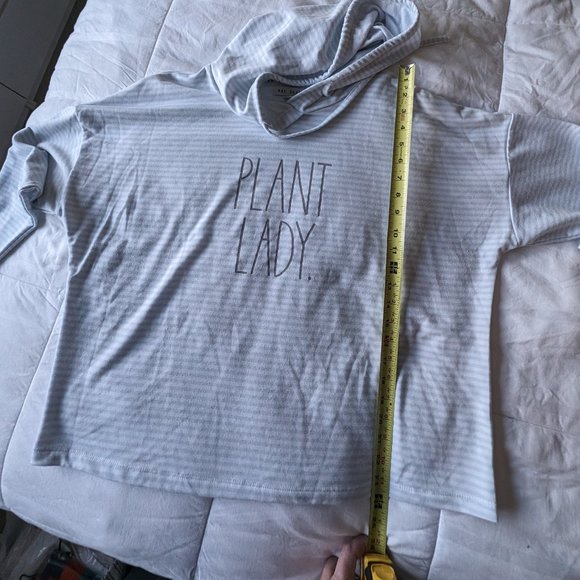 Plant Lady Striped Hoody- women's XL - Picture 8 of 11